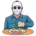 🤤-Jason Voorhees, Telegram Sticker