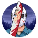😨-Jason Voorhees, Telegram Sticker