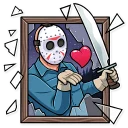 😘-Jason Voorhees, Telegram Sticker