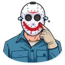 😂-Jason Voorhees, Telegram Sticker