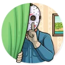 🤫-Jason Voorhees, Telegram Sticker