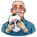 🥺-Jason Voorhees, Telegram Sticker