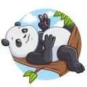 ✌️-Pandalicious, Telegram Sticker