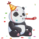 🥳-Pandalicious, Telegram Sticker