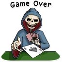 ♠-Friendly Death, Telegram Sticker