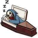 💤-Friendly Death, Telegram Sticker