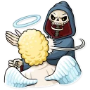 😡-Friendly Death, Telegram Sticker