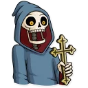 😱-Friendly Death, Telegram Sticker