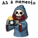 📷-Friendly Death, Telegram Sticker
