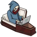 💻-Friendly Death, Telegram Sticker