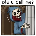 ✋-Friendly Death, Telegram Sticker