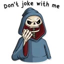 😡-Friendly Death, Telegram Sticker