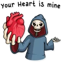 😈-Friendly Death, Telegram Sticker
