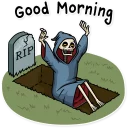 🌝-Friendly Death, Telegram Sticker