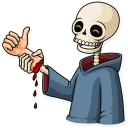 👍-Friendly Death, Telegram Sticker