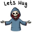 ☺️-Friendly Death, Telegram Sticker