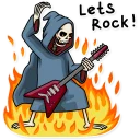 🔥-Friendly Death, Telegram Sticker
