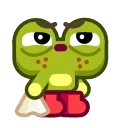 🤧-Froggo In Love, Telegram Sticker