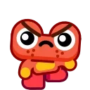😠-Froggo In Love, Telegram Sticker