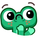 👏-Froggo In Love, Telegram Sticker