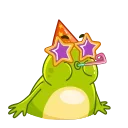 🥳-Frogita, Telegram Sticker