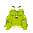 🤩-Frogita, Telegram Sticker