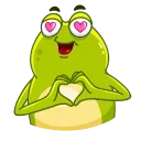 😍-Frogita, Telegram Sticker