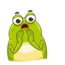 😨-Frogita, Telegram Sticker
