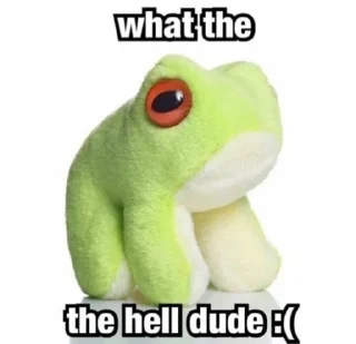 😔-Frogs_Toads @spatanx, Telegram Sticker