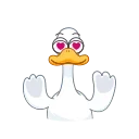 😍-Mr. Goose, Telegram Sticker