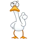 🤨-Mr. Goose, Telegram Sticker
