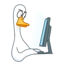 👍-Mr. Goose, Telegram Sticker