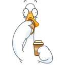 ☕️-Mr. Goose, Telegram Sticker