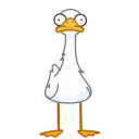 ❓-Mr. Goose, Telegram Sticker