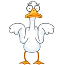 🤷‍♂️-Mr. Goose, Telegram Sticker