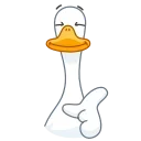 😏-Mr. Goose, Telegram Sticker