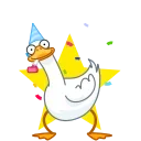 🥳-Mr. Goose, Telegram Sticker