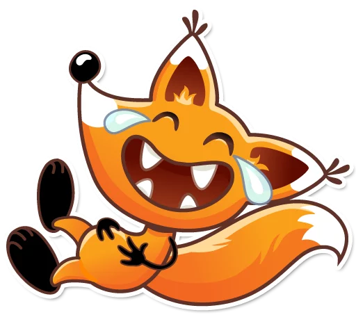 Ticky the Fox, telegram sticker