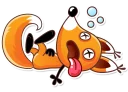 😲-Ticky the Fox, Telegram Sticker