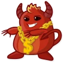 😉-Little Daemo, Telegram Sticker