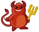 😁-Little Daemo, Telegram Sticker