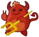 😏-Little Daemo, Telegram Sticker