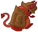 🙁-Little Daemo, Telegram Sticker