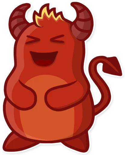 Little Daemo, telegram sticker