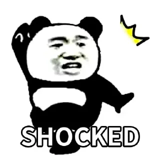 🐼-Funny Panda Man Sticker, Telegram Sticker