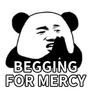 🐼-Funny Panda Man Sticker, Telegram Sticker