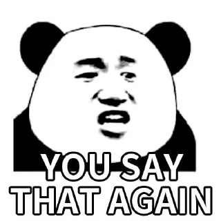 🐼-Funny Panda Man Sticker, Telegram Sticker