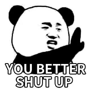🐼-Funny Panda Man Sticker, Telegram Sticker
