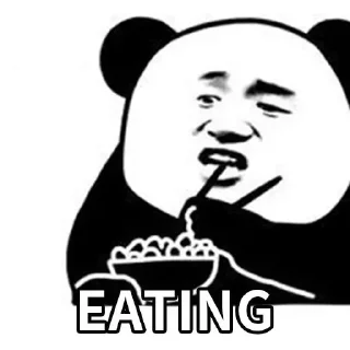 🐼-Funny Panda Man Sticker, Telegram Sticker