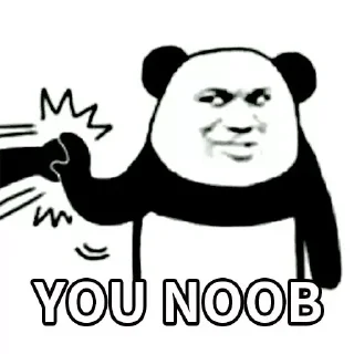 🐼-Funny Panda Man Sticker, Telegram Sticker